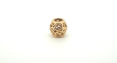 14ct Yellow Gold Open Work Scrolls Pandora Charm - 503969
