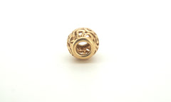 14ct Yellow Gold Open Work Scrolls Pandora Charm - 503969