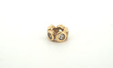 14ct Yellow Gold Pandora Charm with Clear Stones - 503967