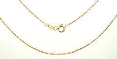 Unisex 18ct Yellow Gold Necklace (43cm) - 503010