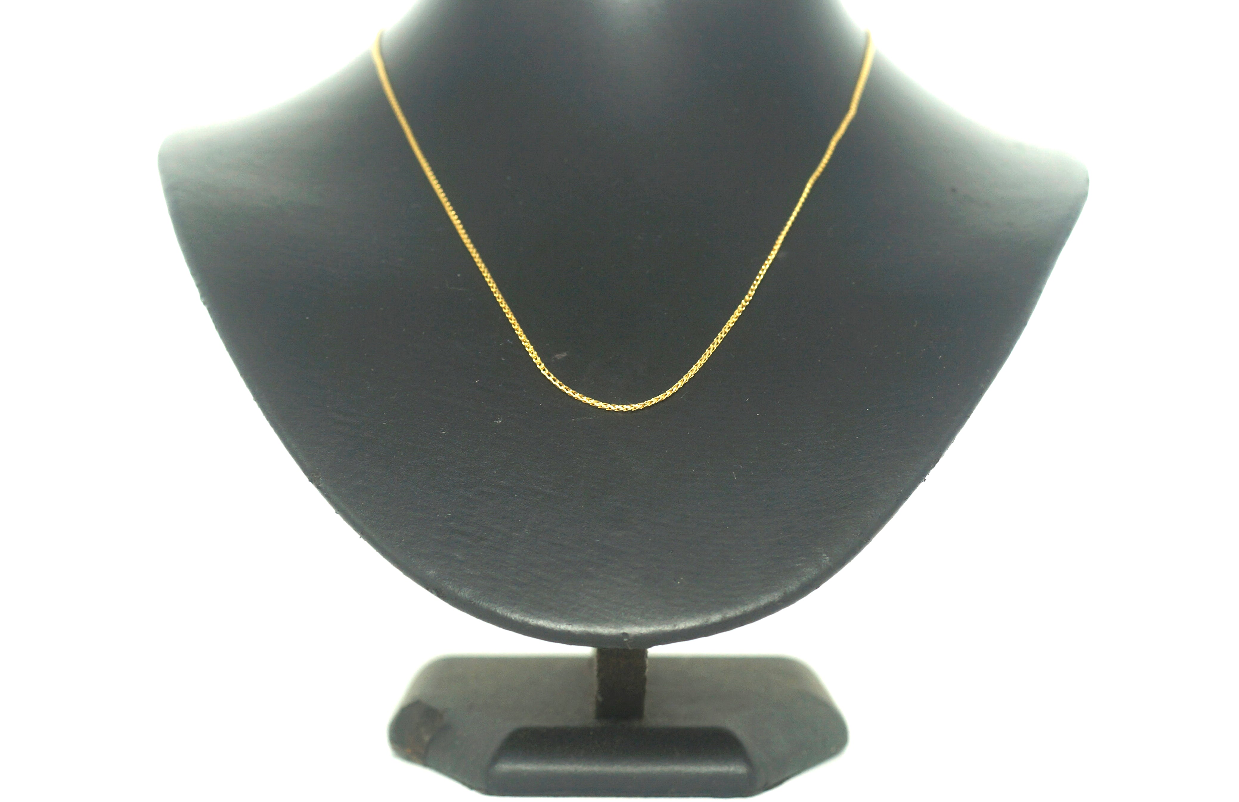 Unisex 18ct Yellow Gold Necklace (43cm) - 503010