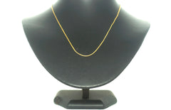 Unisex 18ct Yellow Gold Necklace (43cm) - 503010