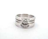 Ladies 18CT White Gold Rosendorf Engagement Trilogy Set - 503992