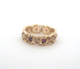Ladies 14CT Yellow Gold Givenchy Ruby & Diamond Ring - 506441