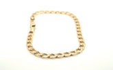 9ct Yellow Gold Curb Link Bracelet (23cm) - 502780