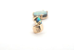 9ct Yellow Gold & Australian Boulder Opal Pendant - 504242