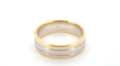 Mens 9ct Two-Tone Diamond Ring (Size Y) - 508242