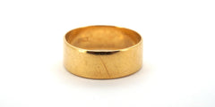 Unisex 18CT Yellow Gold Plain Ring 6.05g - 508265