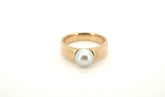 9ct Yellow Gold & Pearl Ring (Size Y) - 501587