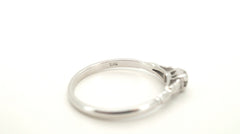18ct White Gold Solitaire Diamond Ring (Size T 1/2) - 500463