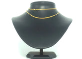 22ct Yellow Gold Franco Box Curb Link Necklace (62cm) - 503792