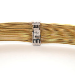 Ladies 18ct Yellow & White Gold Necklace (~11.5cm Diameter) - 510427