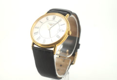 Vintage 1969 Longines L4.7202 Watch (37mm) with Leather Band - 501769