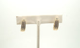 Ladies 9CT Yellow Gold Diamond Earrings - 504637