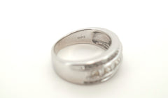 Mens 18ct White Gold 41 Diamond Dress Ring (Size J) - 501211