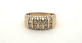 Men's 9ct Yellow Gold 20 Diamond Ring (Size U) - 503302