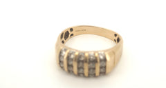 Men's 9ct Yellow Gold 20 Diamond Ring (Size U) - 503302