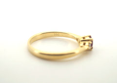 Ladies 18CT Solid Yellow Gold Ruby Ring (Size K) - 505334