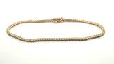 10ct Yellow Gold & Diamond Tennis Bracelet (19cm) - 502782