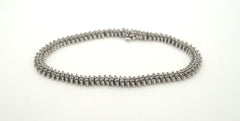 14ct White Gold 243 Diamond Tennis Bracelet (19cm) - 502794