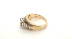 14ct Yellow & White Gold 30 Diamond Ring (Size N 1/2) - 503508