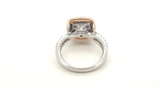 18ct Rose & White Gold 91 Diamond Ring (Size K) - 503412