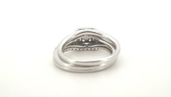 10ct/18ct White Gold Diamond 3 Engagement Ring Set (Size N 1/2) - 502752
