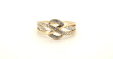 Ladies 9ct Yellow Gold Ring (Size M) - 505118