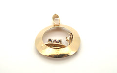 14ct America Themed Yellow Gold Pendant - 505732
