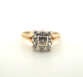 Ladies 14CT /9CT Two Tone Angus and Coote Ring (Size: J, 2.89g) - 505826