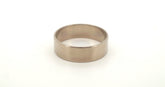 18ct White Gold Plain Band Ring (Size W 1/2) - 502773