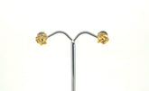 Ladies 22ct Gold Nugget Earrings with 18ct Yellow Gold Backing - 502653