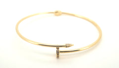 18ct Yellow Gold Bangle - 506809