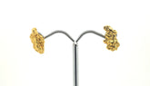 22ct Gold Nugget Stud Earrings with 9ct Backing - 503212