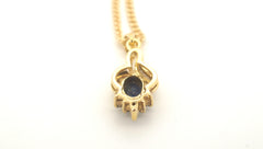 18ct Yellow Gold Thick Curb Link Necklace with Pendant (60cm) - 505500