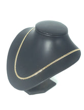 Unisex Solid 9CT Yellow Gold Curb Link Necklace (58cm, 12.33g) - 505864