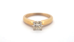 18ct Yellow & White Gold Diamond Engagement Ring (Size H) - 505176