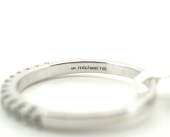 Ladies 18K White Gold Michael Hill Diamond Ring (Size V)- 243203