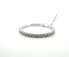 Ladies 14K White Gold Diamond Ring (Size Q) - 25580