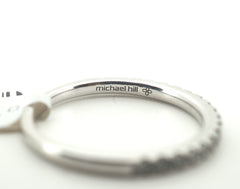 Ladies 14K White Gold Diamond Ring (Size Q) - 25580