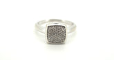Ladies 10ct White Gold Diamond Ring (Size N) - 502831