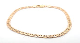 Ladies 9ct Yellow Gold Anchor Link Bracelet (25) - 506070
