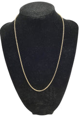 Ladies 9ct Yellow Gold Necklace (Length 46cm) Ref#505966