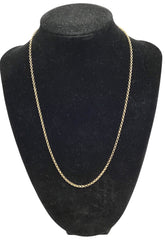 Ladies 9ct Yellow Gold Necklace (Length 46cm) Ref#505966