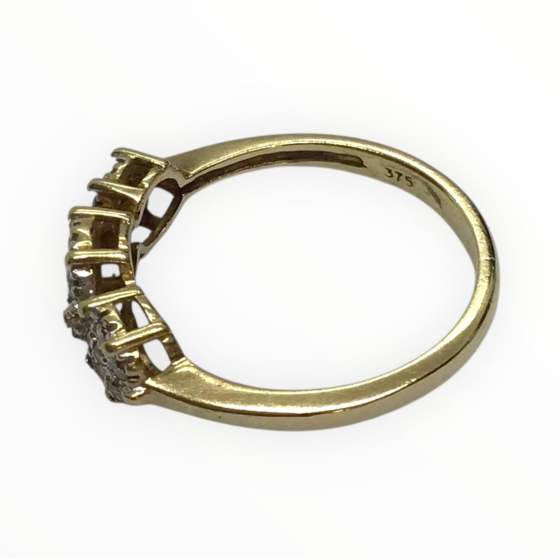 Ladies 9ct Diamond Ring (Size K) Ref#513598