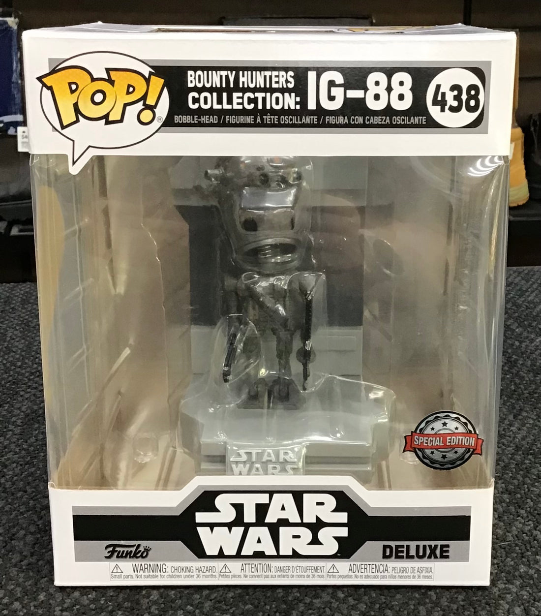 Pop Star Wars Figurine Bounty Hunters Collection IG-88 438 Ref#503036