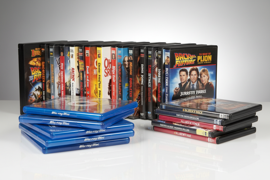 Cds, Dvds, Blu-rays