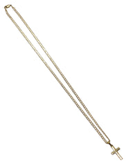 Ladies 9ct Yellow Gold Necklace with Cross Pendant Ref#506121