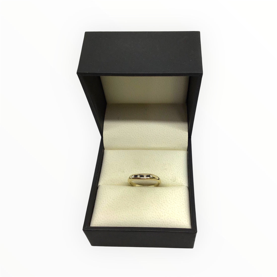 Ladies 9ct Gold Coloured Stone and Diamond Ring (Size M) Ref#511473