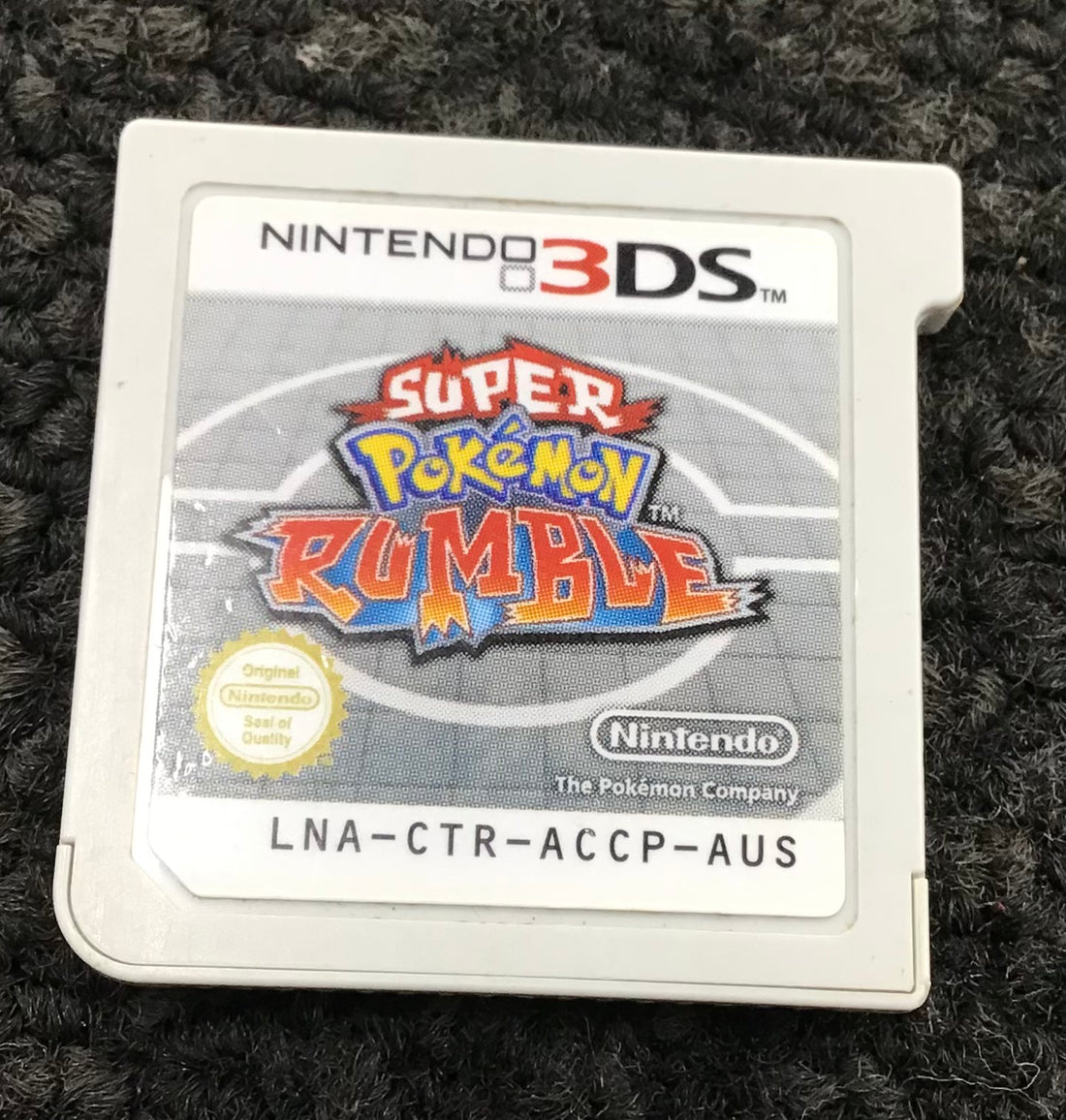 Nintendo 3DS Game Cartridge Super Pokemon Rumble Ref#512101